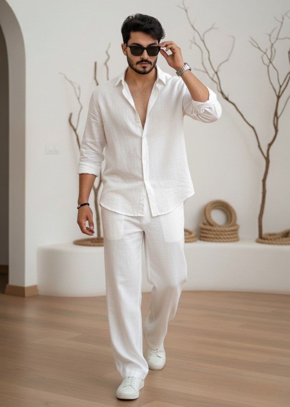 Luxury Linen Matching Set: Style Meets Comfort