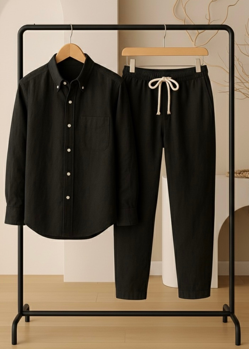 Top & Bottom Linen Set —Luxury Meets Style