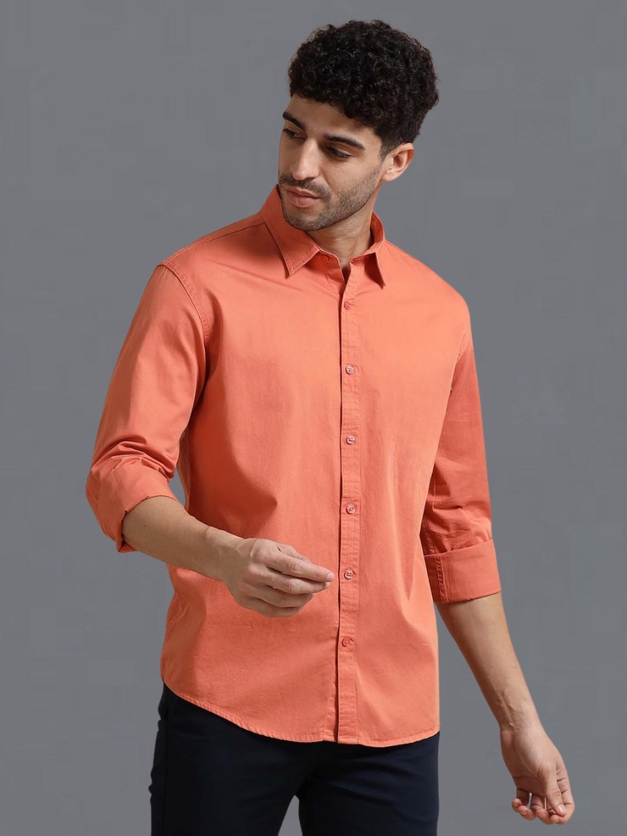Dusty Color Cotton Linen Shirt