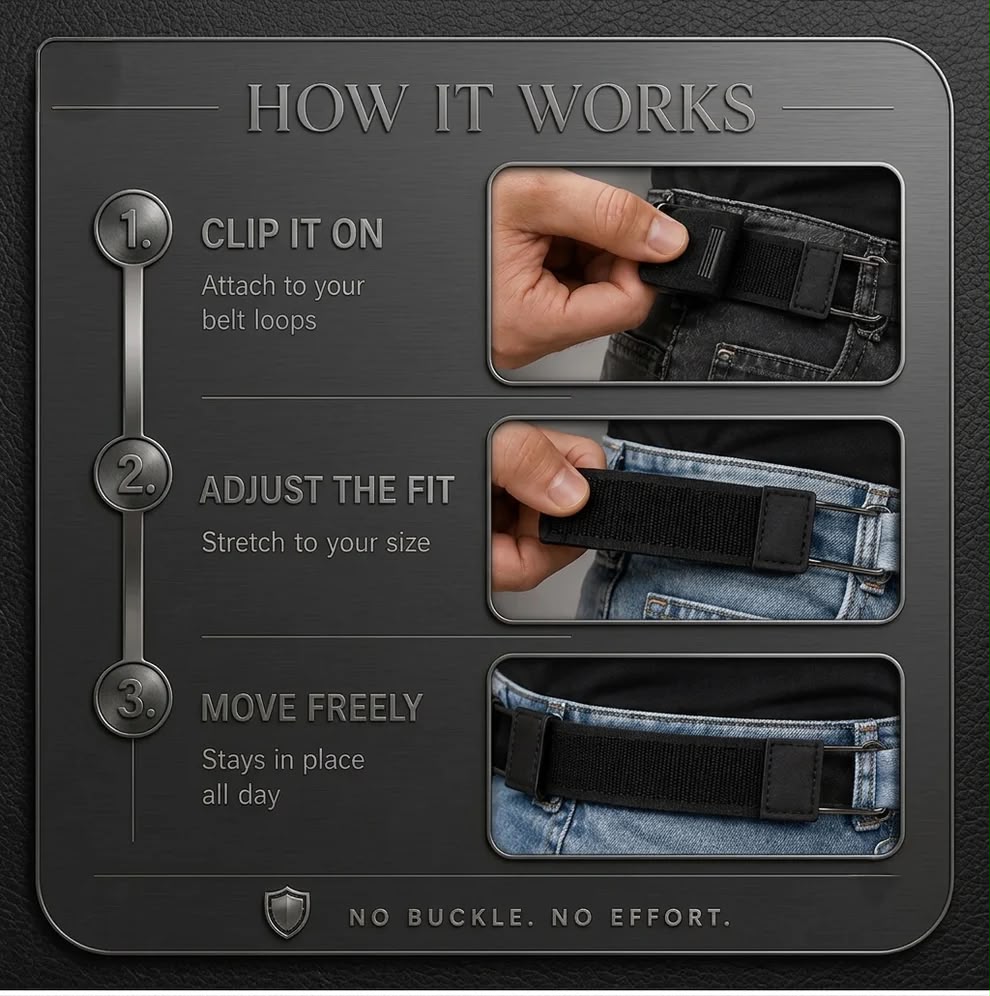 Bukle-less Belt Hooks