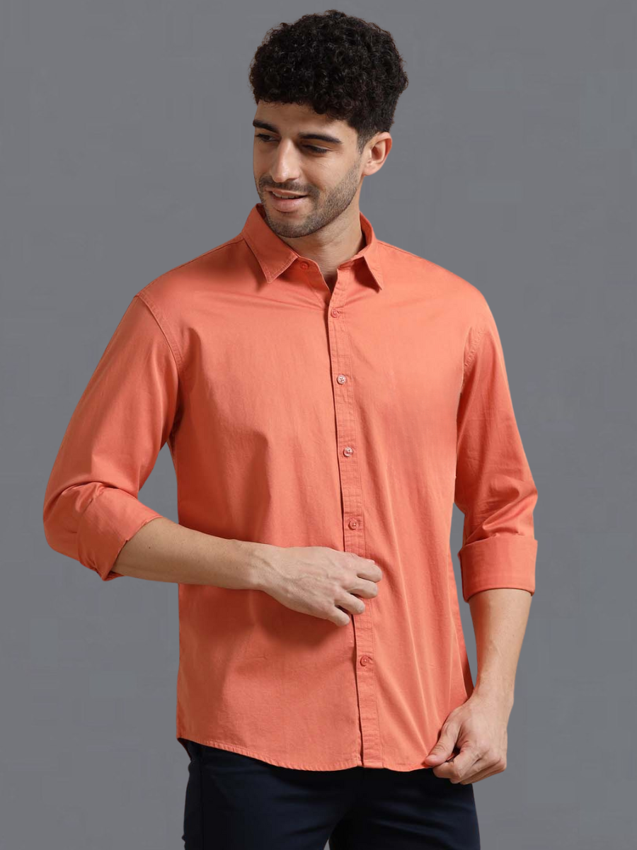 Dusty Color Cotton Linen Shirt