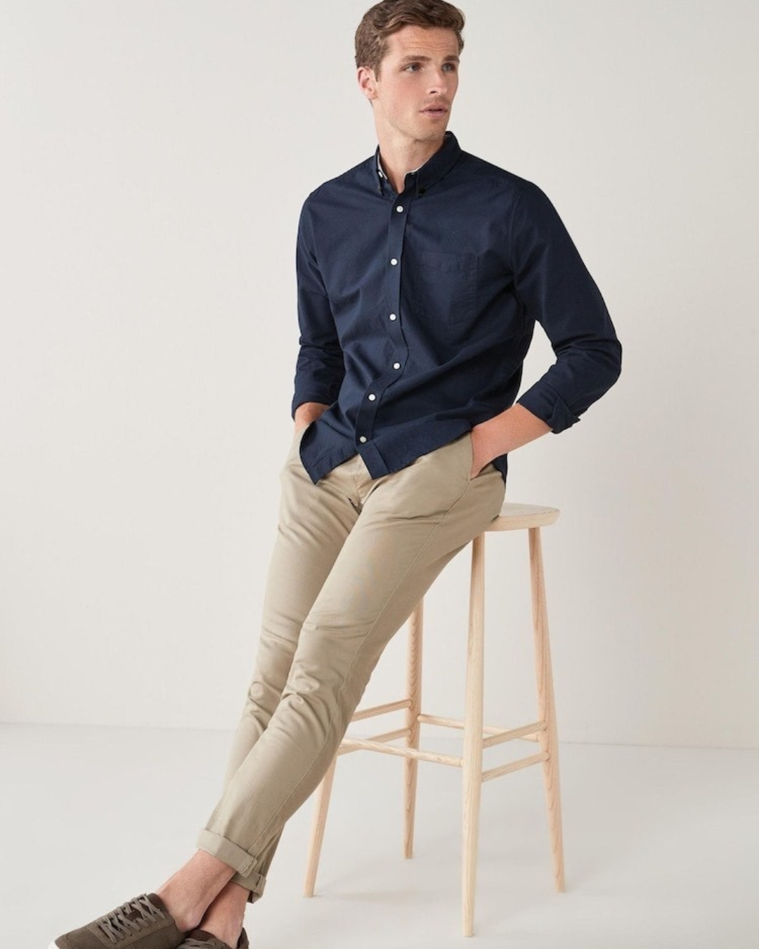 Nightsail | The Classic Navy Essential Cotton Shirt