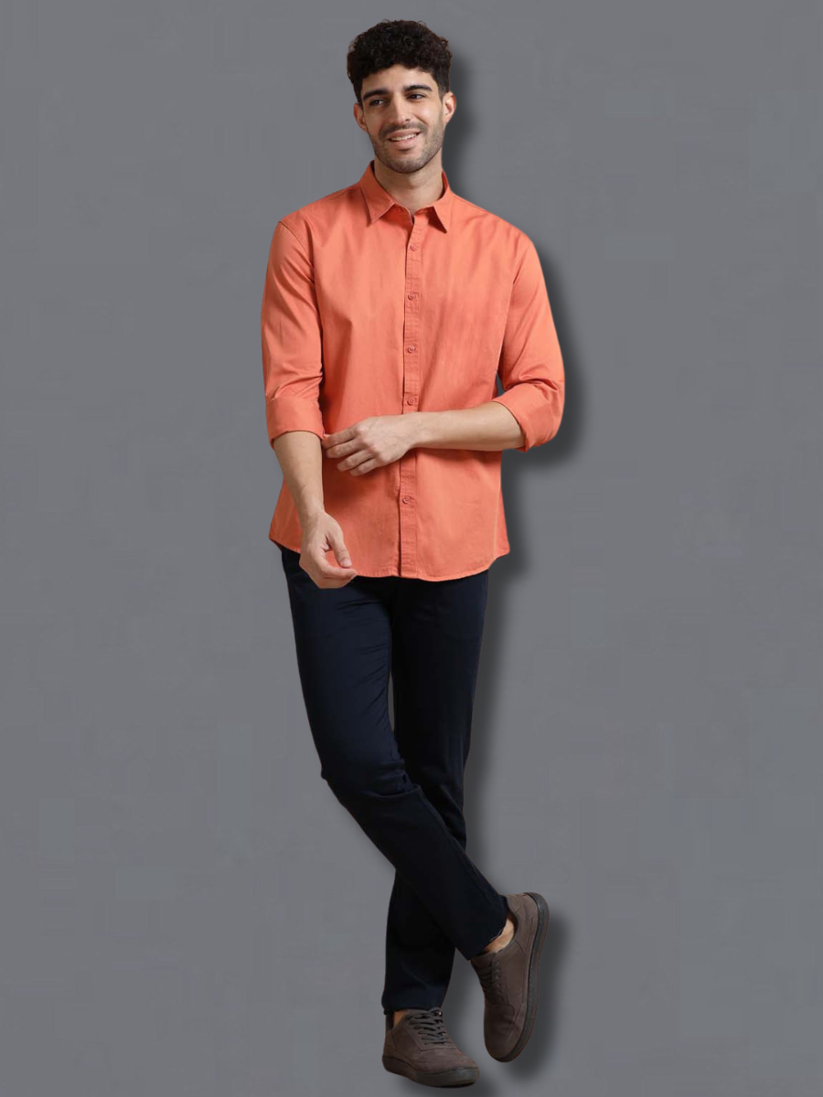 Dusty Color Cotton Linen Shirt