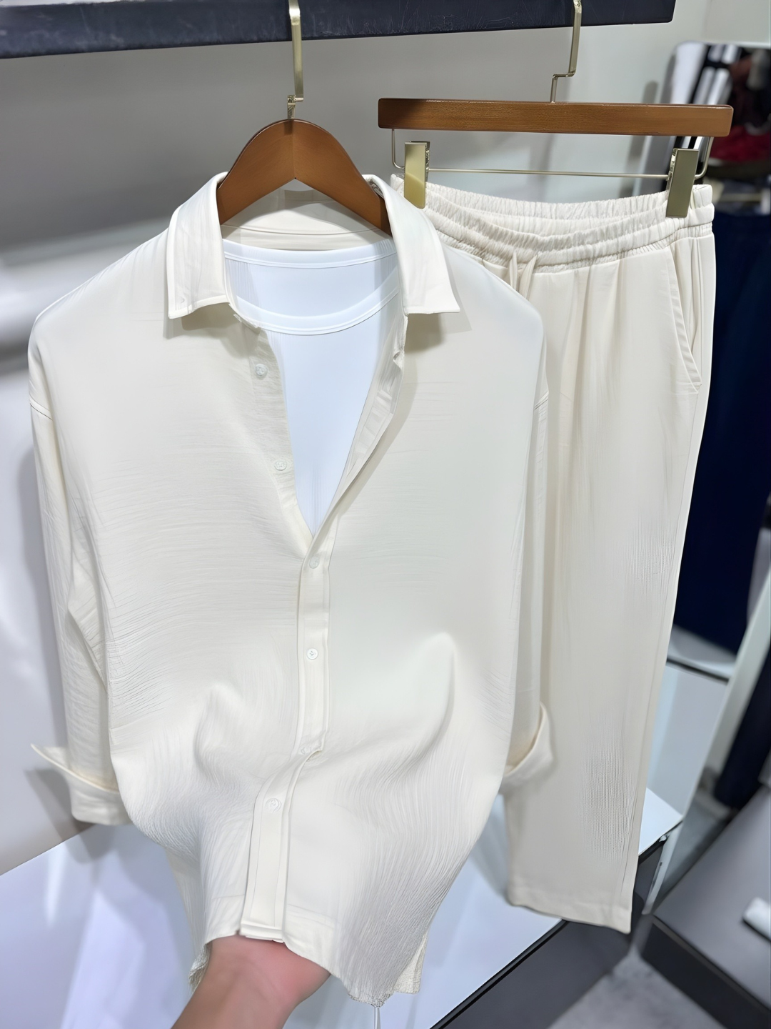 Top & Bottom Linen Set —Luxury Meets Style