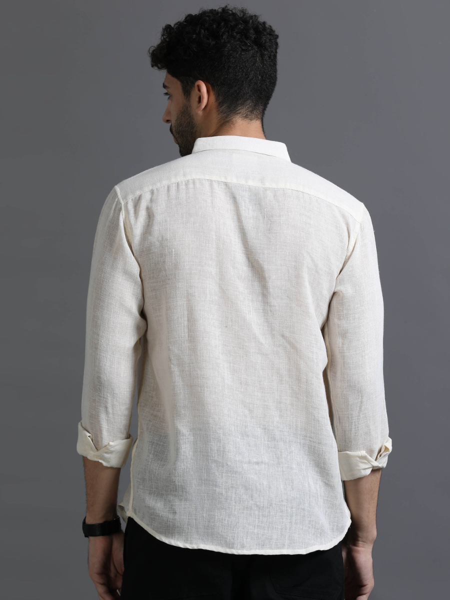 Flaxen Light-Weight Cotton Linen Shirt
