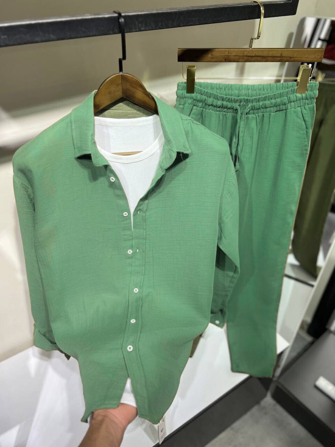 Top & Bottom Linen Set —Luxury Meets Style