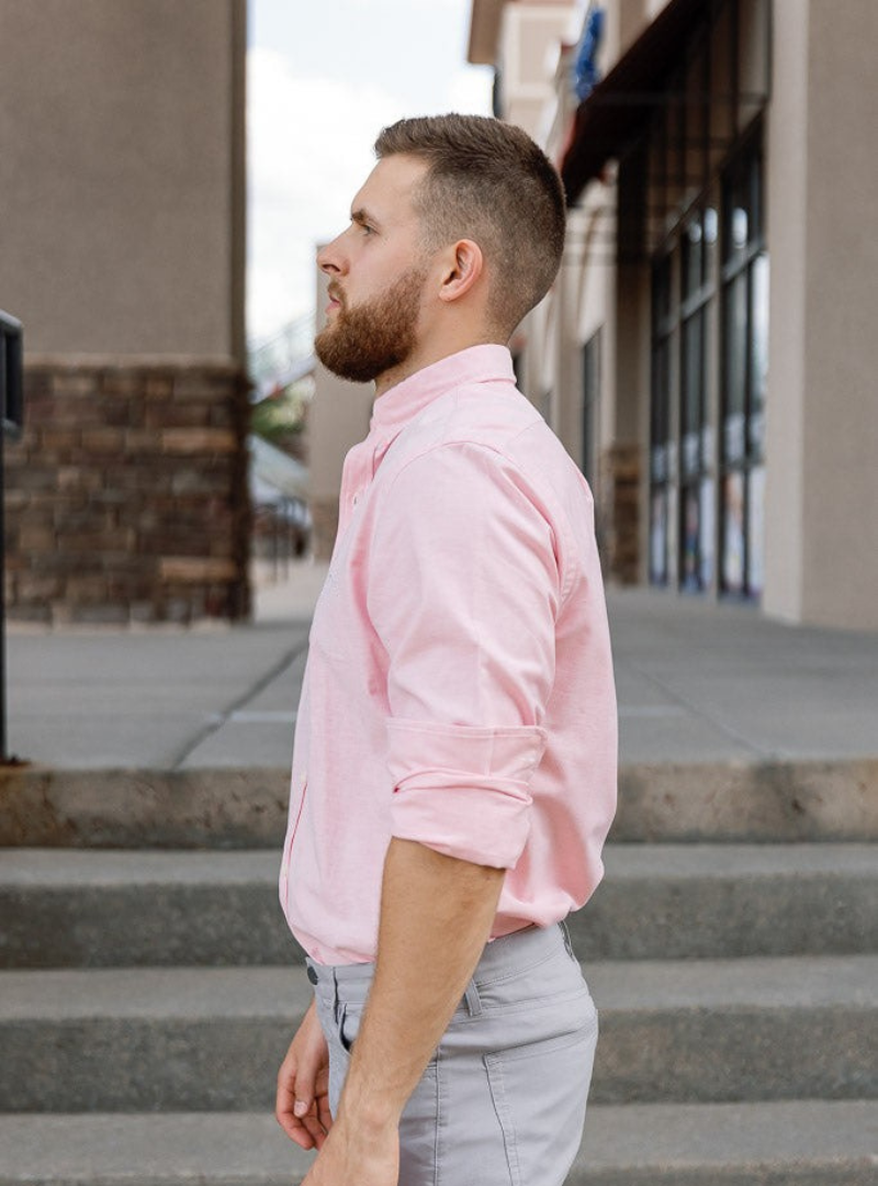 Roséline | The Soft Pink Limited Essential Cotton Shirt