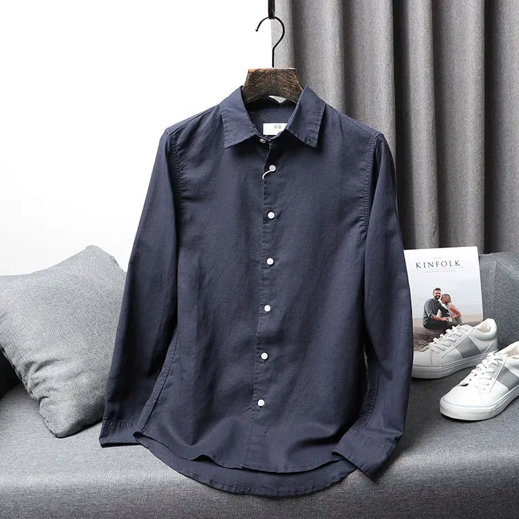 Classic Blueness Luxury Formal Shirt For Men's