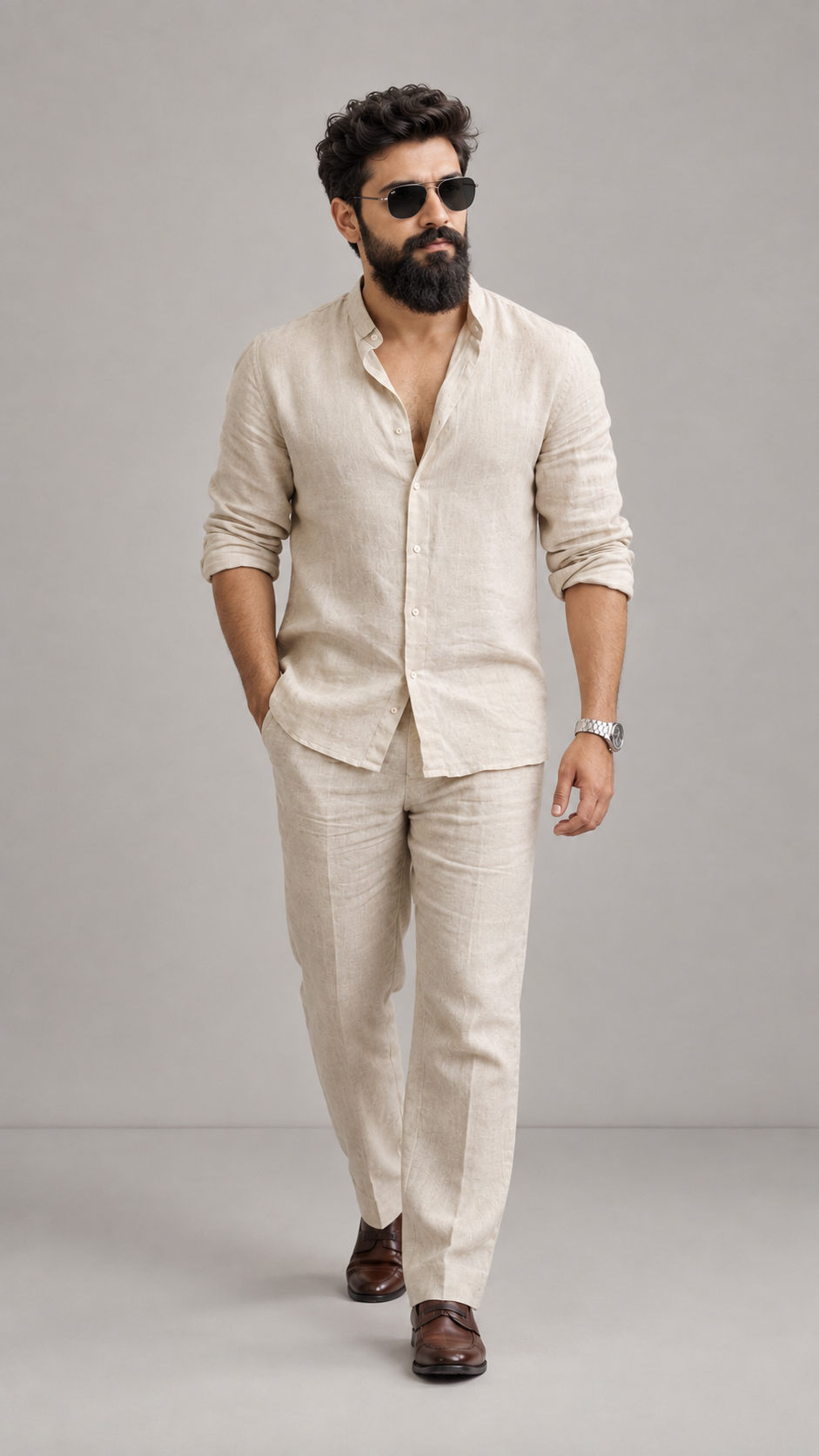 Top & Bottom Luxury Linen Set
