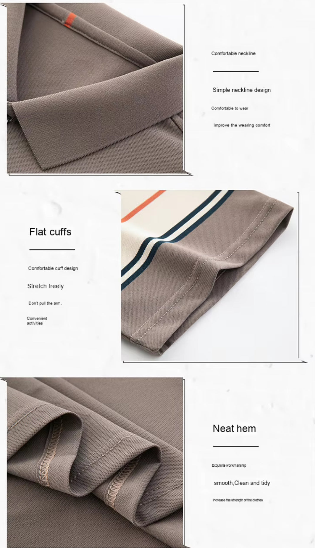 Crestline Luxe Rib Polo T-Shirt