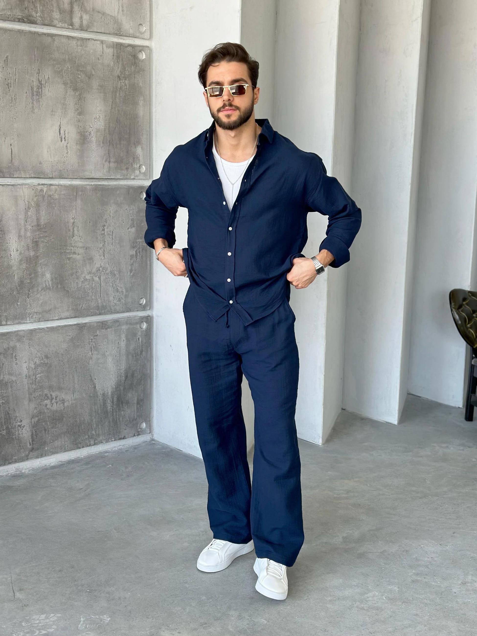 Classic Ultra-Soft Linen Men's Co-Ord Set