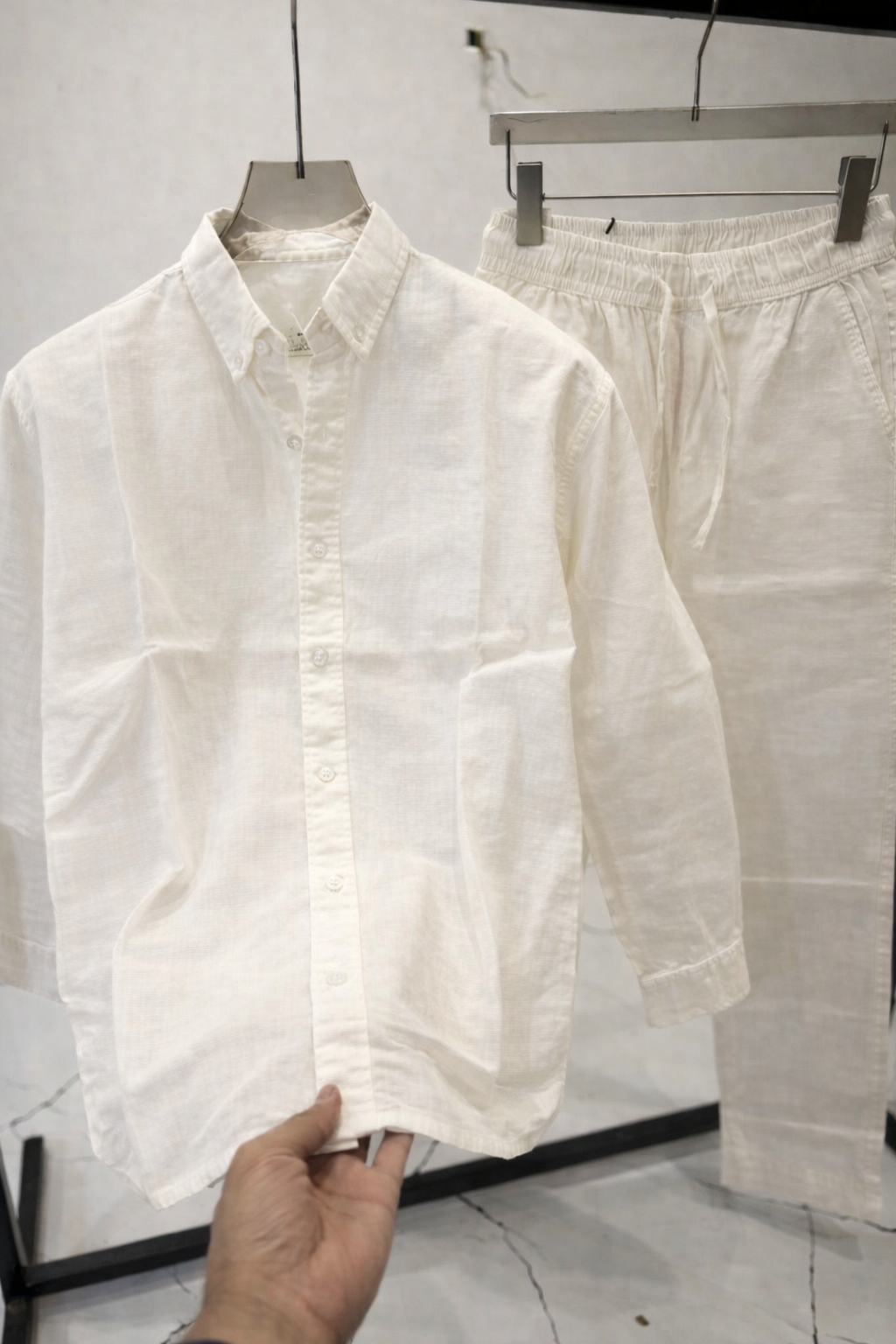 Top & Bottom Linen Set — The Luxury Essential