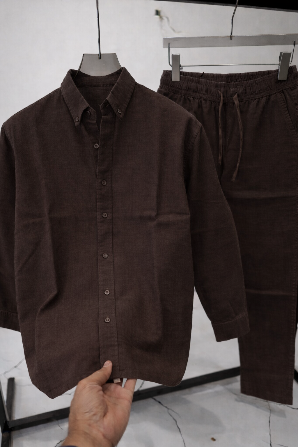 Top & Bottom Linen Set — The Luxury Essential