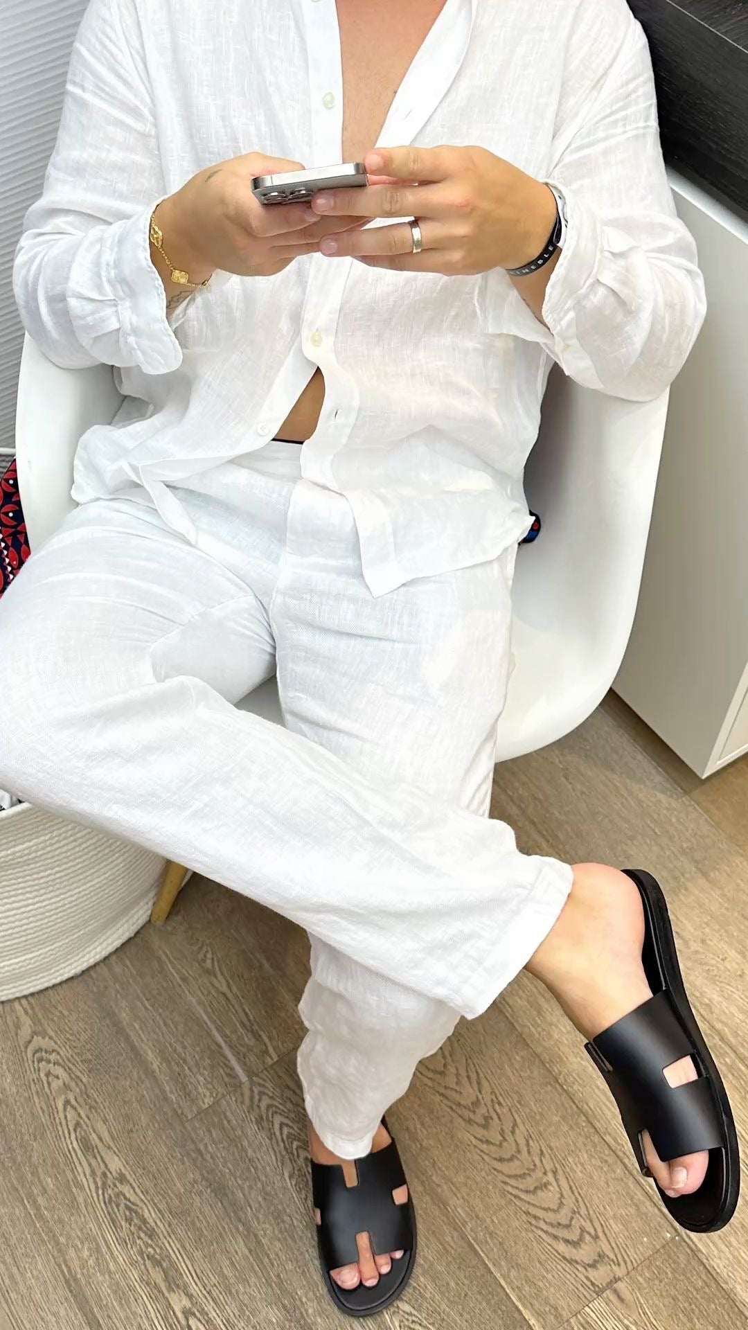 Top & Bottom Linen Set — The Luxury Essential
