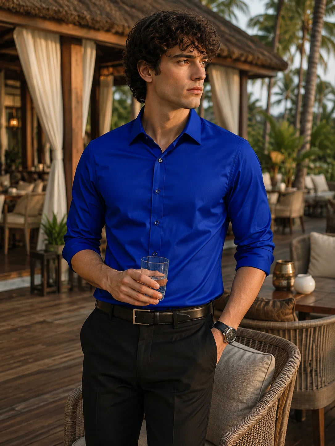 Royal Blue Soft Classic Shirt
