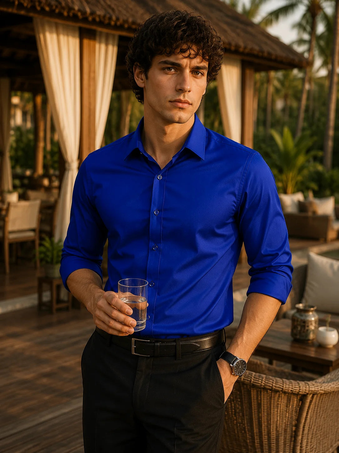 Royal Blue Soft Classic Shirt