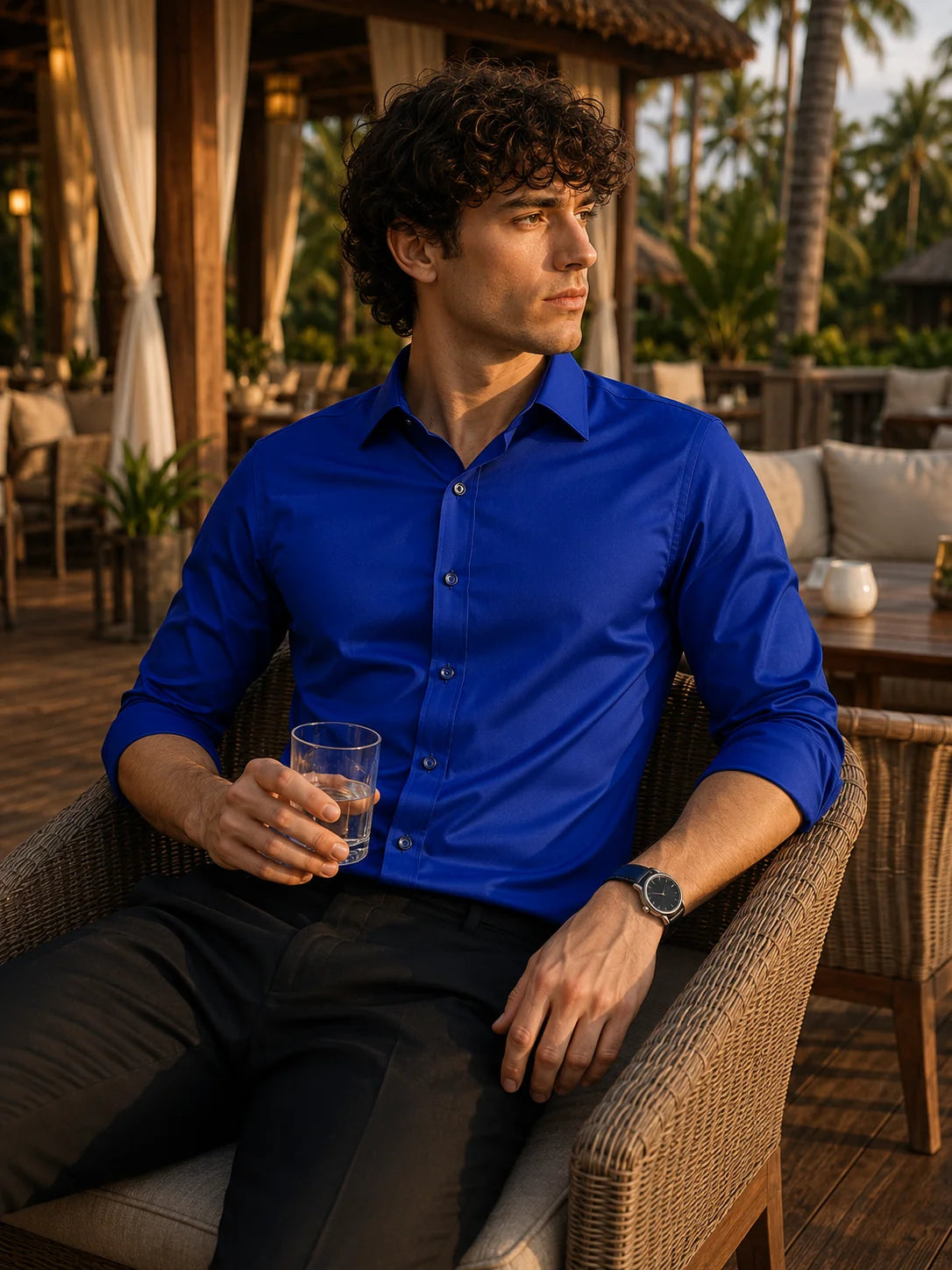 Royal Blue Soft Classic Shirt