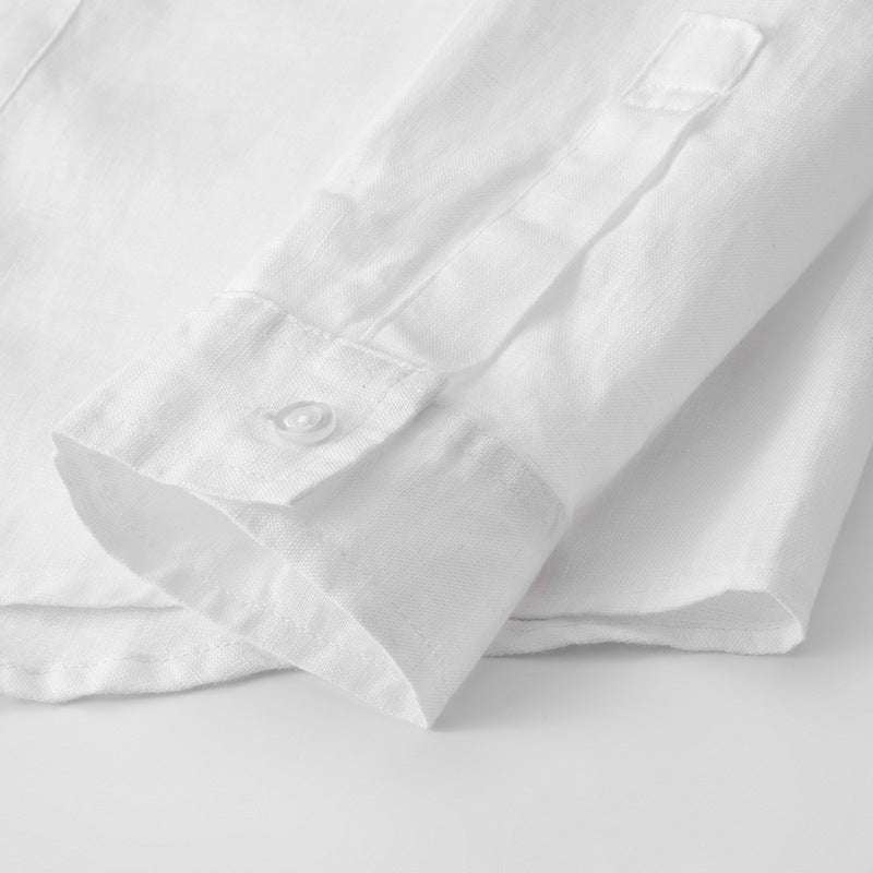 Crystal White Wave Classic Shirt For Men
