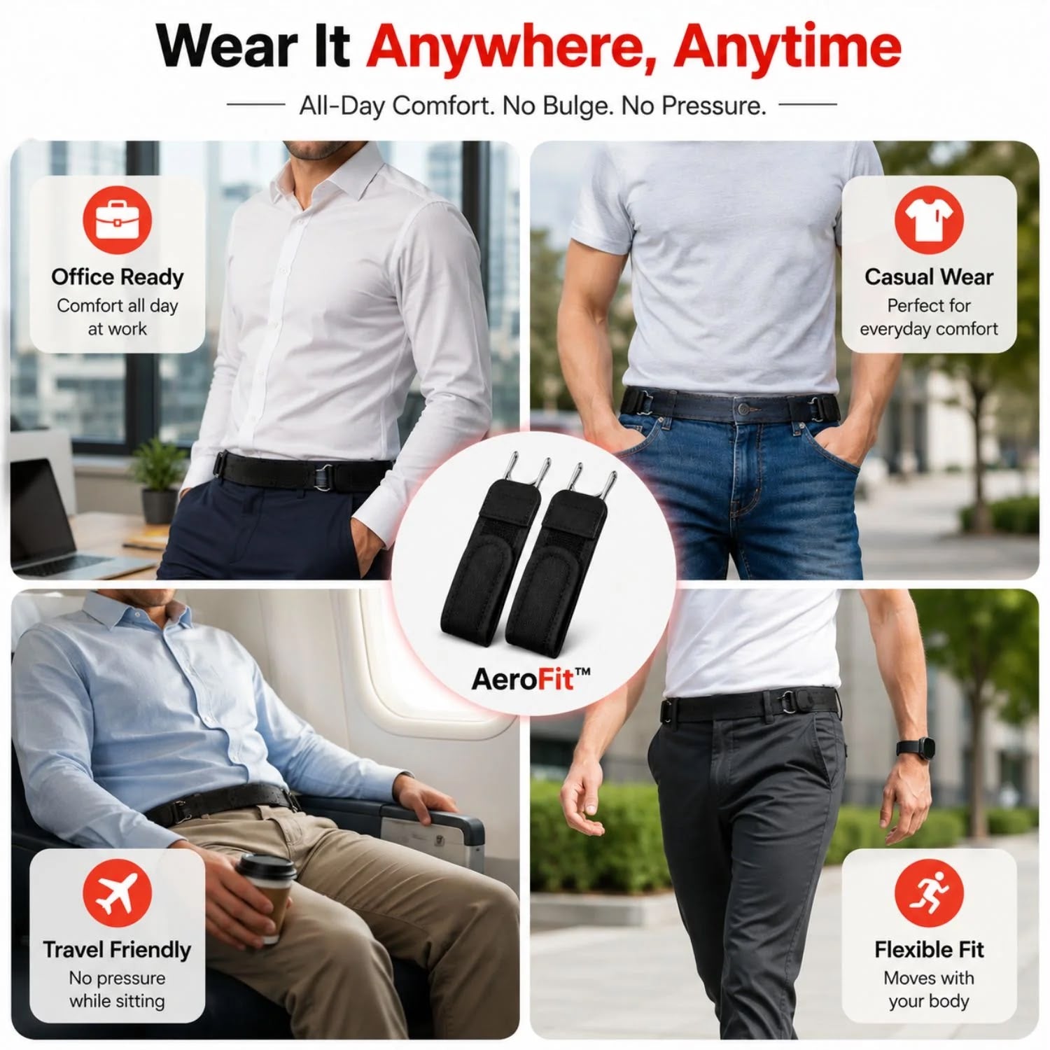 Bukle-less Belt Hooks