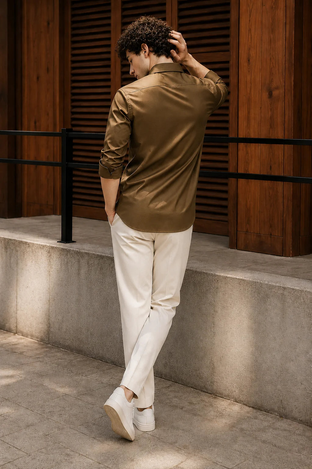 Greyish Brown Soft Classic Shirt