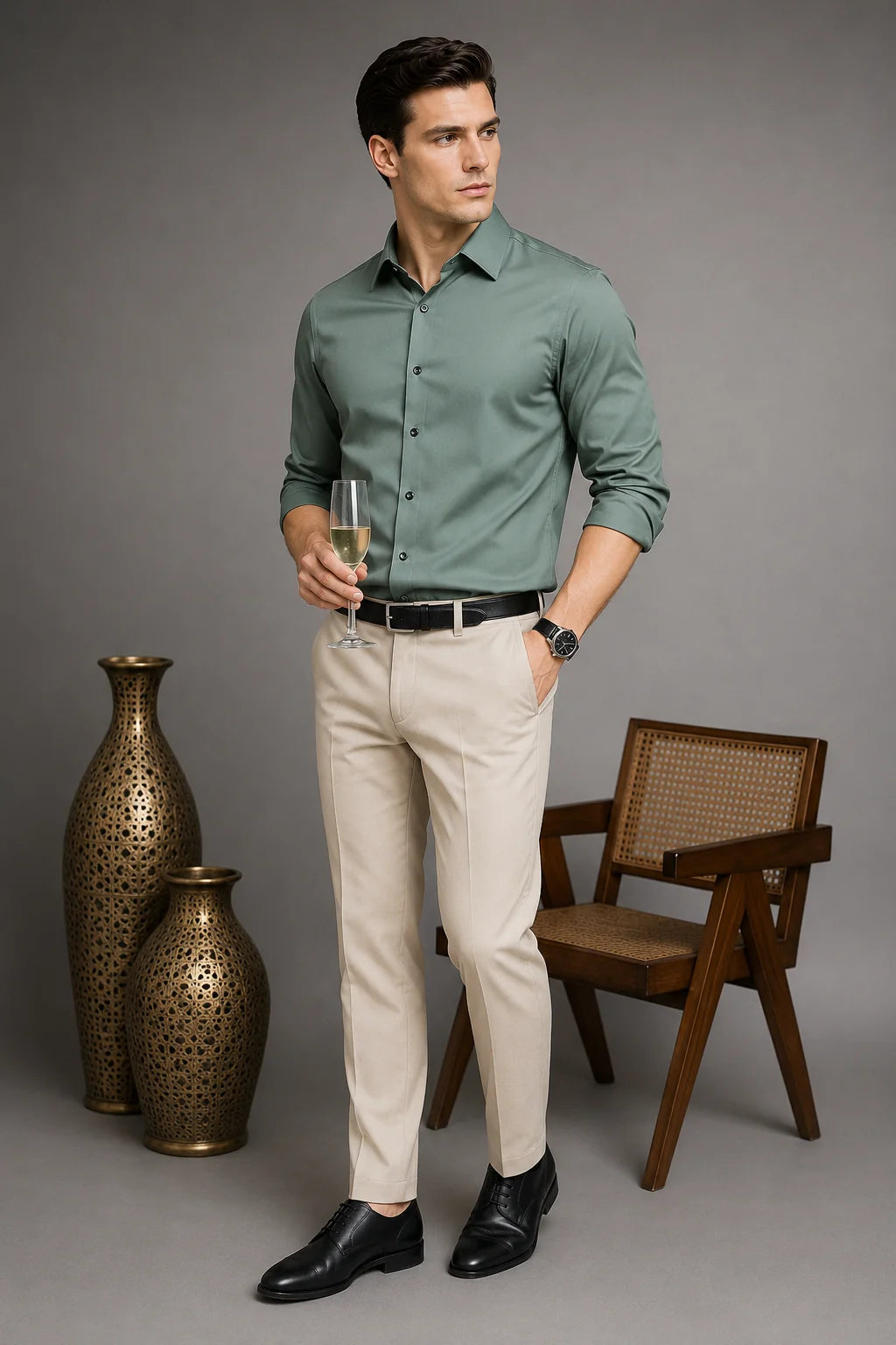 Sea Green Soft Classic Premium Shirt