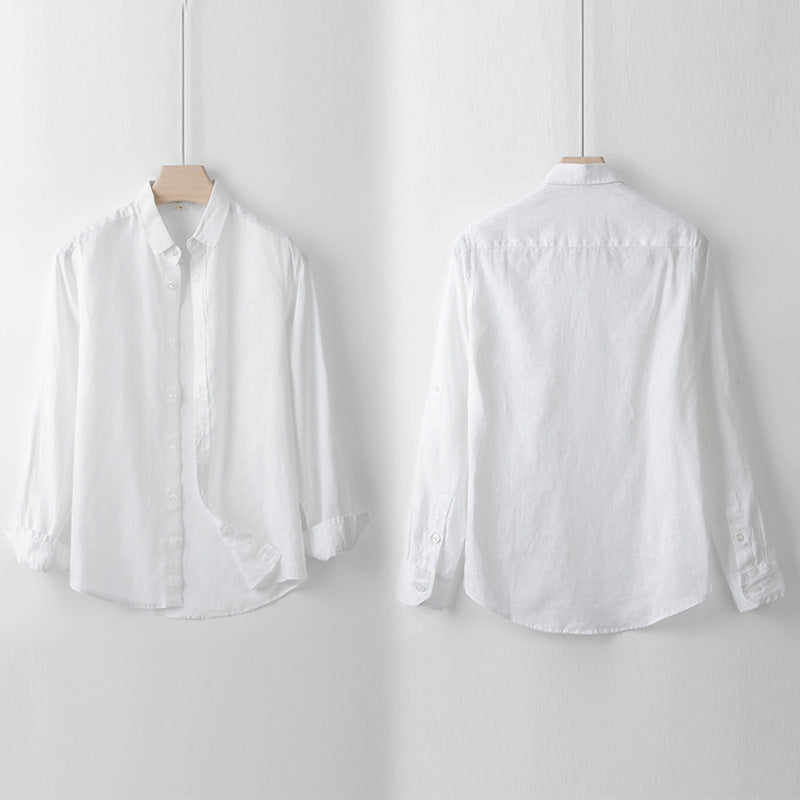 Crystal White Wave Classic Shirt For Men