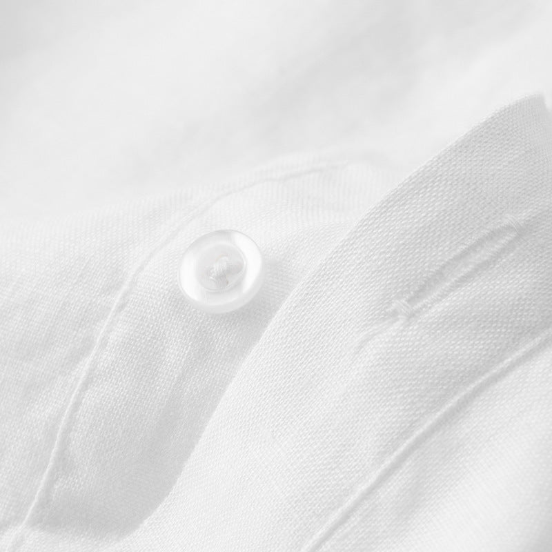 Crystal White Wave Classic Shirt For Men